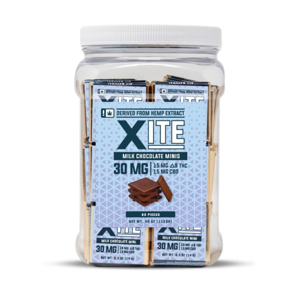 Xite Milk Chocolate Minis Delta 9 THC