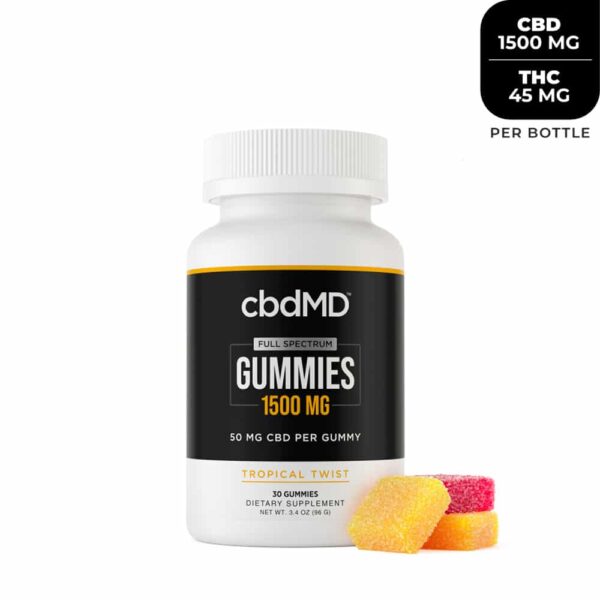 CBDMD Full Spectrum Gummies by Hemped NYC